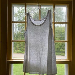White Linen Eileen Fisher Tank Small